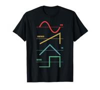 Vintage Analog Synthesizer Techno Waveform - Synth Nerd Camiseta