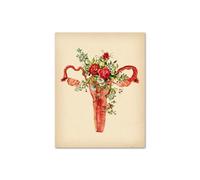 Vintage anatomía humana corazón hígado riñón pulmón cuadro sobre lienzo for pared carteles e impresiones cuadros de for decoración for sala estar(1,30x40cm Canvas)