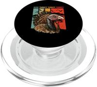 Vintage Animal Aquí Pavo Salvaje Turquía Turquía Temporada de Caza PopSockets PopGrip para MagSafe