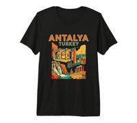 Vintage Antalya Turkey Travel Souvenir City Turist Gift Camiseta Premium