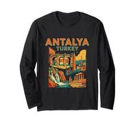 Vintage Antalya Turkey Travel Souvenir City Turist Gift Manga Larga