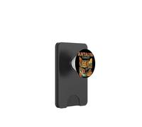 Vintage Antalya Turkey Travel Souvenir City Turist Gift PopSockets PopWallet para MagSafe