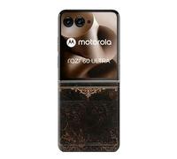 Vintage Antique Bible Cover Art Funda Carcasa Case para Motorola Razr 70 Ultra, 60 Ultra, 50 Ultra, Ultra 2026, Ultra 2025