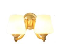 Vintage Antique Brass Finish Wall Lamp,Mid Century Modern Gold Wall Sconce,Metal Wall Sconce Light Fixture for Reading Bedroom Kitchen Corridor Hallway E 1 Light Decoration (Color : B, Size :/D/2 Ligh