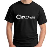 Vintage Aperture Laboratories Science Logo Labs Game Portal Mens T Shirt Size M