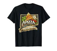 Vintage APizza New Haven Pizza Capital En Connecticut Retro Camiseta