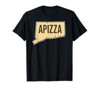 Vintage APizza New Haven Pizza Capital En Connecticut Retro Camiseta