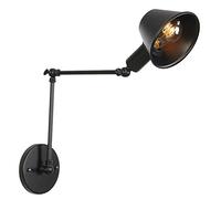 Vintage Apliques de Pared Industrial Brazo Largo Lámpara de Pared E27 Ajustable Luces de Pared para Sala de estar Cocina Comedor Decoración del hogar Lámpara (sin bombilla),Large