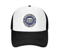 Vintage Apoya a tu Biblioteca Local Gorra de béisbol New In The Hat Rugby Luxury Brand Sombrero de té Sombreros para el Sol para Mujer Hombre Cool