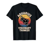 Vintage Aquarius Horoscope and Zodiac Clothing Camiseta