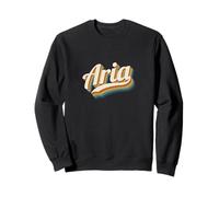 Vintage Aria Nombre Personalizado Aria Sudadera