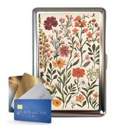 Vintage Art Versatile Card & Cash Case,Slim Metal Wallet for Credit ID