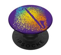 Vintage Arte Clarinete Bajo Genial para Clarinetista Bajo PopSockets PopGrip Adhesivo