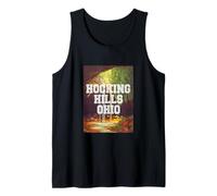 Vintage Ash Cave Hocking Hills Travel Parque Estatal de Ohio Camiseta sin Mangas