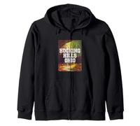 Vintage Ash Cave Hocking Hills Travel Parque Estatal de Ohio Sudadera con Capucha