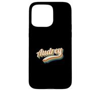 Vintage Audrey Nombre Personalizado Audrey Carcasa para iPhone 15 Pro MAX