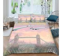 Vintage Aviation Art Funda Edredon Microfibra Juego de Ropa de Cama de 3 Piezas Impresión 3D Cierre de Vintage Aviation Arte Funda de Edredón Funda de Almohada a Juego Suave for Adolescentes