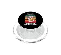 Vintage Axolotl es una Pizza Que no entenderías PopSockets PopGrip para MagSafe