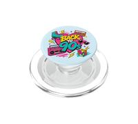 Vintage Back to 90s Cassette Boombox Roller Skate Noventa PopSockets PopGrip para MagSafe