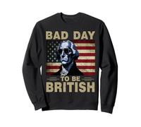 Vintage Bad Day To Be British Funny 4th of July Men Women Sudadera