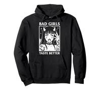 Vintage Bad Girls Taste Better Tattoos Lovers Para Las Mujeres Sudadera con Capucha