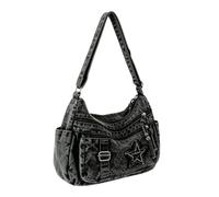 Vintage Bag Y2k School Damen Bags mit Reißverschluss Vintage Tasche Women Handtasche Hobo Fashion 2000s Y2k Style Accessoires Ladies Handbag Purses for Women Frauen Mode für Party Date Alltag