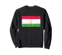 Vintage Banner Fan Tayikistán Bandera Retro Sudadera