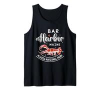 Vintage Bar Harbor, Parque Nacional Acadia, Langosta y Viaje a Maine Camiseta sin Mangas