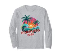 Vintage Barbados 2026 Moms Trip Surfing Vacaciones Coincidencia Manga Larga
