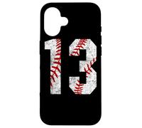 Vintage Baseball Mom #13 Jersey Baseball Jugador Favorito Carcasa para iPhone 16
