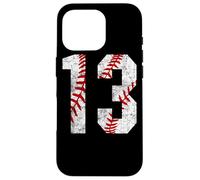 Vintage Baseball Mom #13 Jersey Baseball Jugador Favorito Carcasa para iPhone 16 Pro