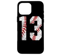 Vintage Baseball Mom #13 Jersey Baseball Jugador Favorito Carcasa para iPhone 16 Pro MAX