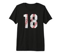 Vintage Baseball Mom #18 Jersey Baseball Jugador Favorito Camiseta Premium