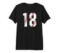 Vintage Baseball Mom #18 Jersey Jugador de Béisbol Número 18 Camiseta Premium