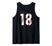 Vintage Baseball Mom #18 Jersey Jugador de Béisbol Número 18 Camiseta sin Mangas
