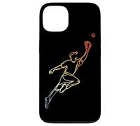 Vintage Baseballer Sketch Bat-and-Ball Sport Boys Carcasa para iPhone 13