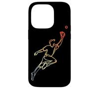 Vintage Baseballer Sketch Bat-and-Ball Sport Boys Carcasa para iPhone 14 Pro