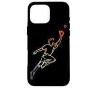 Vintage Baseballer Sketch Bat-and-Ball Sport Boys Carcasa para iPhone 16 Pro MAX