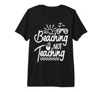 Vintage Beaching No Enseñar Camiseta Premium