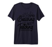 Vintage Beaching No Enseñar Camiseta Premium