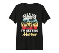 Vintage Beer Me I'm Getting Married Drinking Team Beer Lover Camiseta Premium