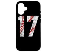 Vintage Béisbol Mamá #17 Jersey Béisbol Número 17 Carcasa para iPhone 16