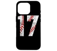 Vintage Béisbol Mamá #17 Jersey Béisbol Número 17 Carcasa para iPhone 16 Pro