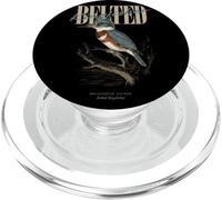 Vintage Belted Kingfisher Bird Art Naturaleza Observación PopSockets PopGrip para MagSafe