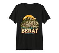 Vintage Berat Albania - Recuerdo de Viaje Camiseta Premium