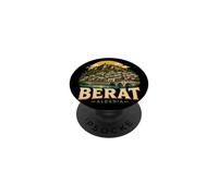 Vintage Berat Albania - Recuerdo de Viaje PopSockets PopGrip Adhesivo