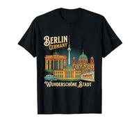 Vintage Berlín Alemania Viaje Recuerdo Ciudad Turista Regalo Camiseta