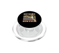 Vintage Best Dog Mom Ever Funny Puppy Beagle for Mothers Day PopSockets PopGrip para MagSafe