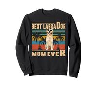 Vintage Best Dog Mom Ever Labrador Retriever Mothers Day Sudadera