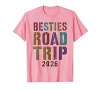 Vintage Besties Road Trip 2026 Vacaciones Playa Vacay Beach Camiseta